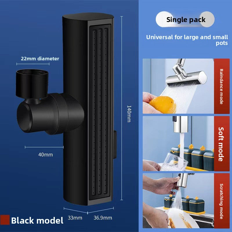 AquaFlow™ - Dispositif Anti-Éclaboussures pour Robinet de Cuisine | Rotation 360° | Économie d'Eau
