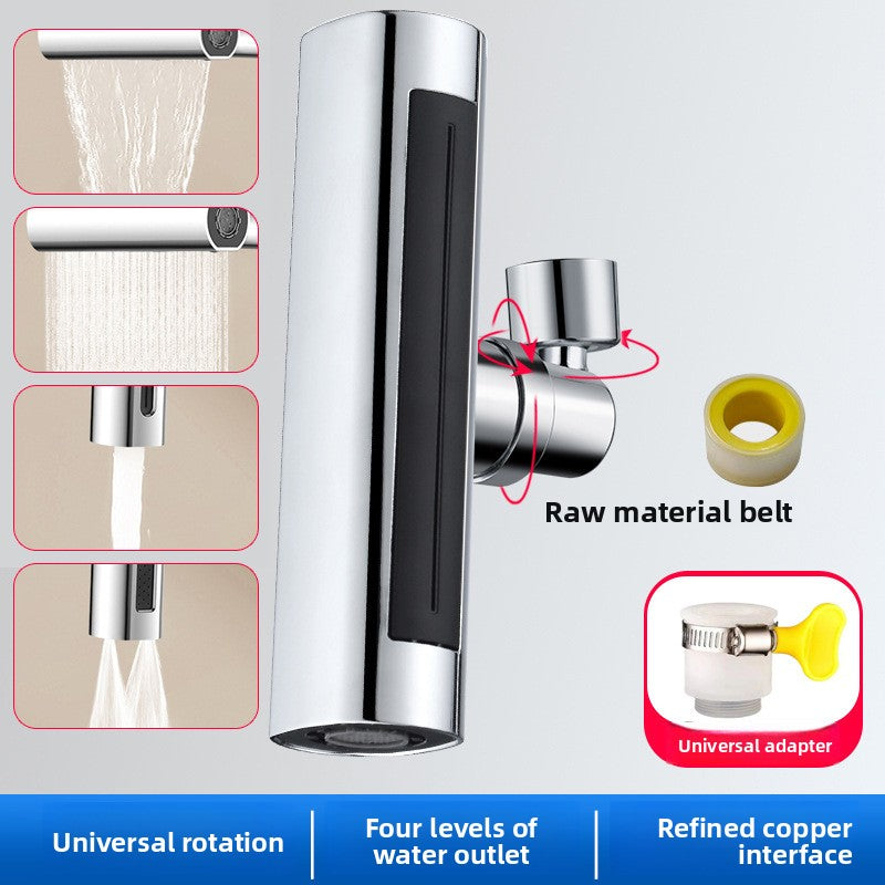 AquaFlow™ - Dispositif Anti-Éclaboussures pour Robinet de Cuisine | Rotation 360° | Économie d'Eau