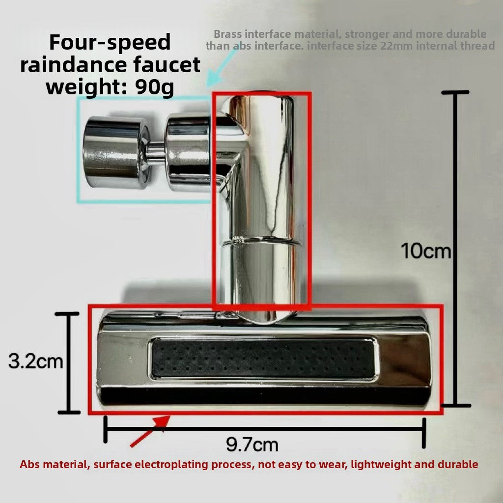 AquaFlow™ - Dispositif Anti-Éclaboussures pour Robinet de Cuisine | Rotation 360° | Économie d'Eau