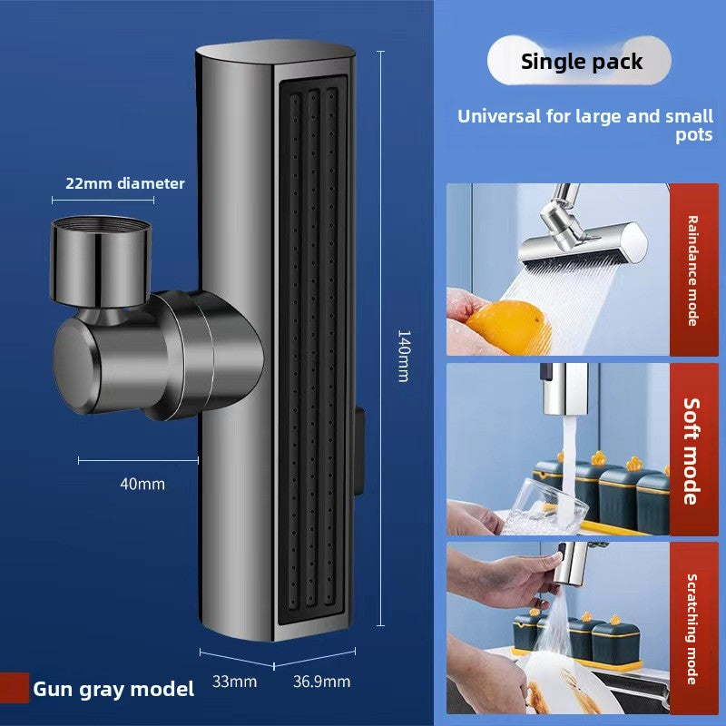 AquaFlow™ - Dispositif Anti-Éclaboussures pour Robinet de Cuisine | Rotation 360° | Économie d'Eau